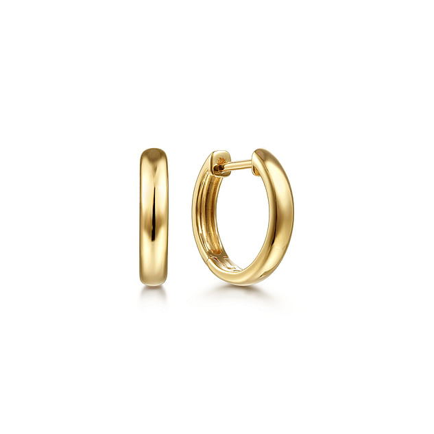 Gabriel Gold Round Huggie Earrings