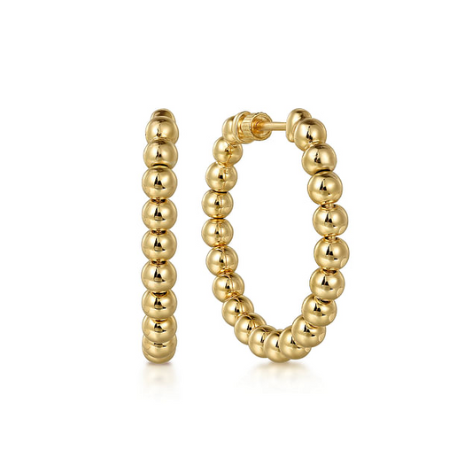 Gabriel 14K Bujukan Hoop Earrings