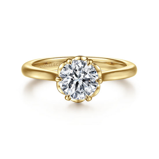 Gabriel "Tiona" Yellow Gold Semi-Mount