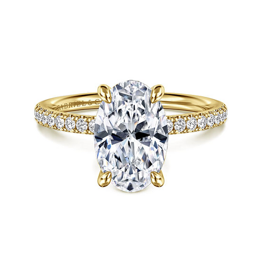 Gabriel "Twain" Yellow Gold Semi-Mount