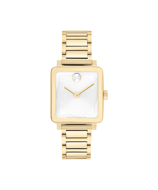 Movado Bold Evolution 2.0 Sq 26mm Gold-Tone