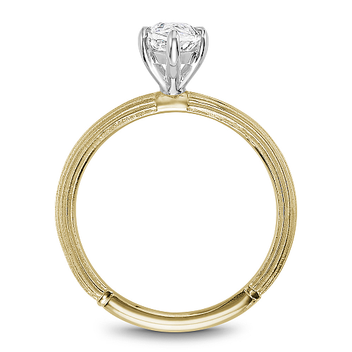 Noam Carver 14K Yellow Gold Solitaire Engagement Ring