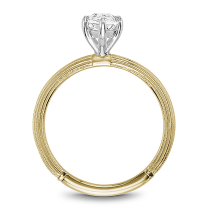 Noam Carver 14K Yellow Gold Solitaire Engagement Ring