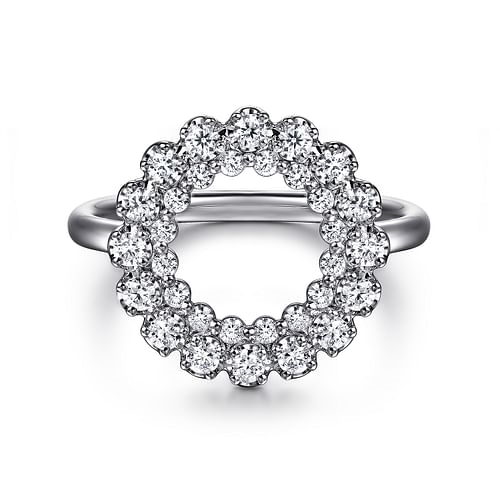 Gabriel Multi- Diamond Circle Fashion Ring
