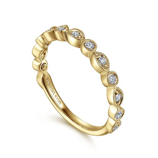 Gabriel Diamond Wedding band & Anniversary Ring