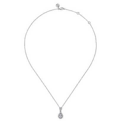 Gabriel Diamond Teardrop Necklace