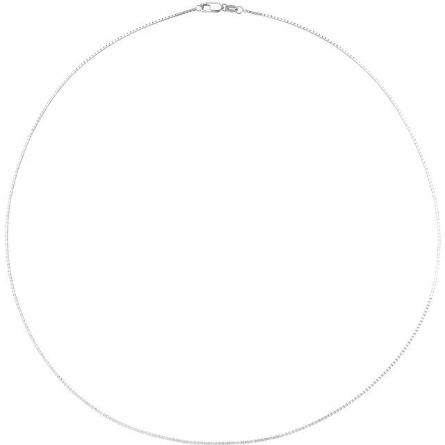 ACI 14K White Gold Chain
