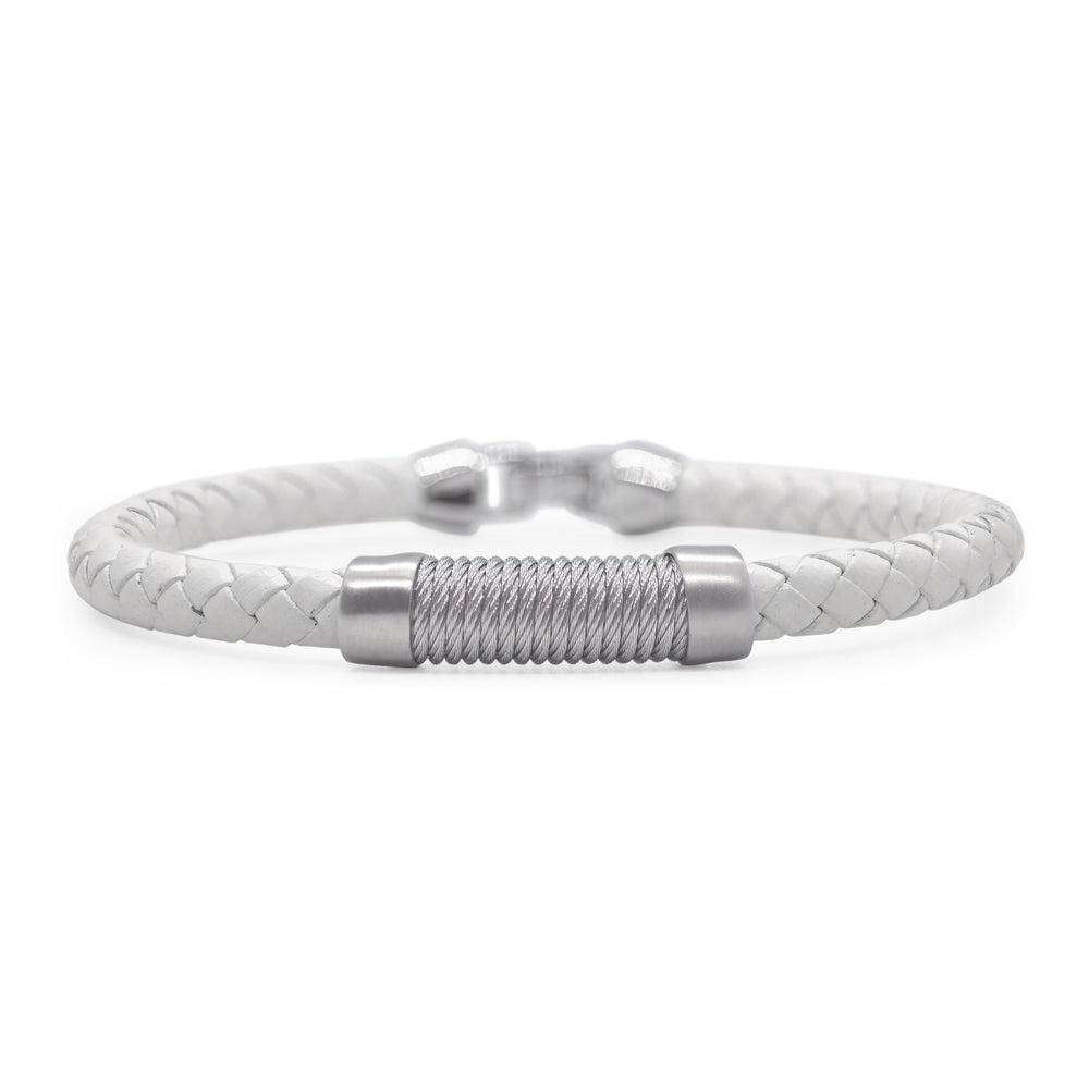 Alor Leather & Twisted Cable Bracelet