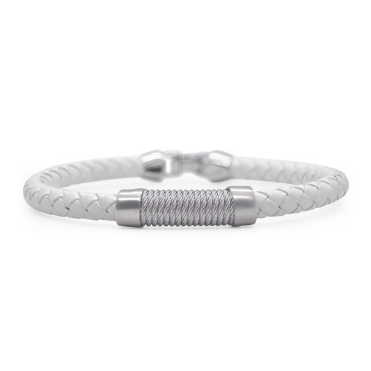 Alor Leather & Twisted Cable Bracelet