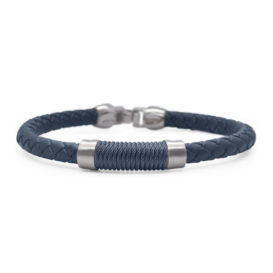 Alor Leather & Twisted Cable Bracelet