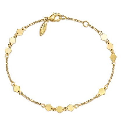 Gabriel Rhombus Stations Contemporary Bracelet