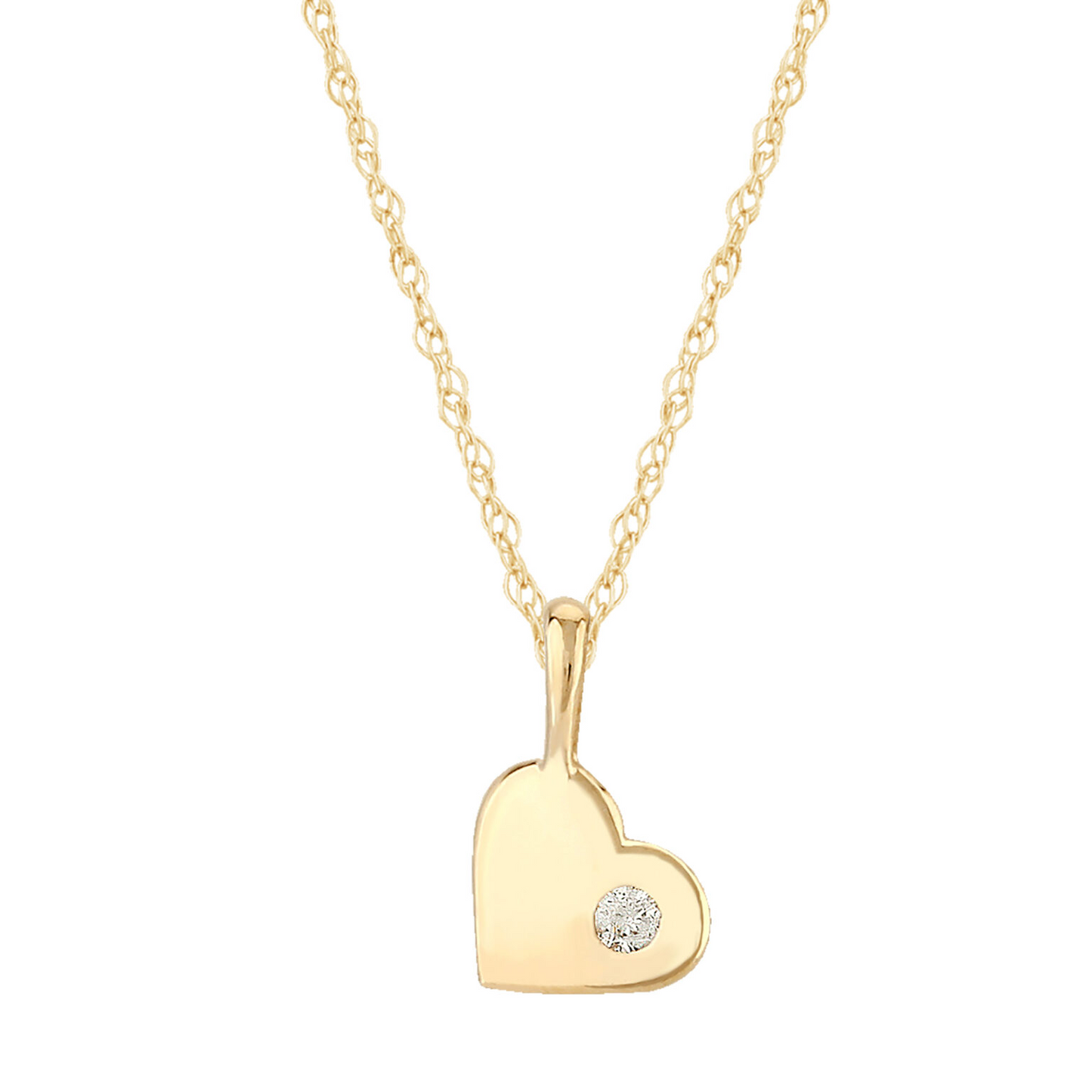 Rolland's Design Diamond Heart Necklace