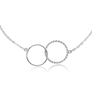 Silver Interlocking Necklace