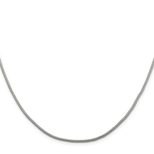 Sterling Silver Diamond Cut Franco Chain