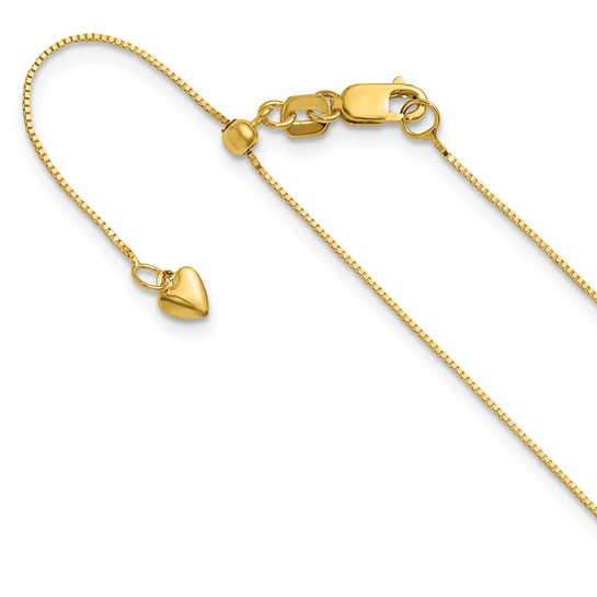Gold Adjustable Box Chain