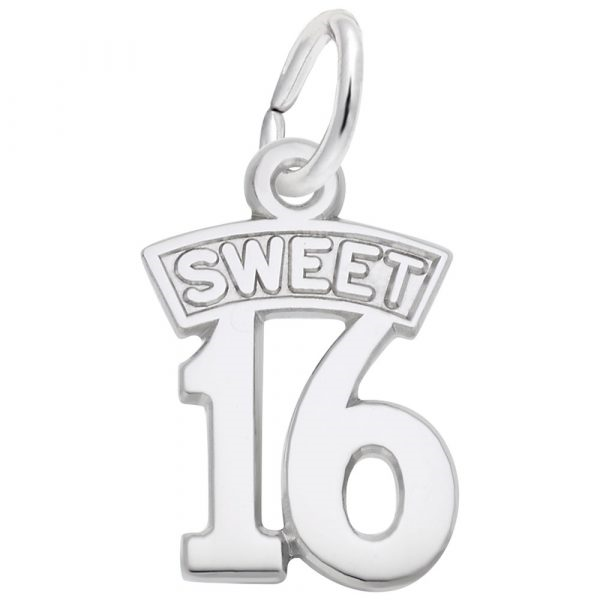Rolland's Designs Sterling Silver Sweet 16 Pendant