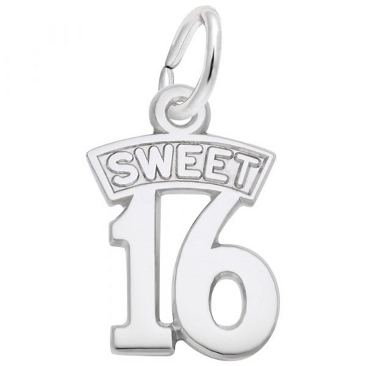 Rolland's Designs Sterling Silver Sweet 16 Pendant