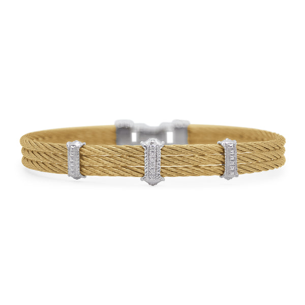 Alor Yellow Diamond Cable Bracelet