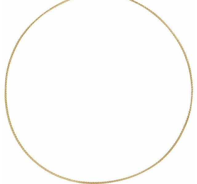 Rolland's Designs 14K Gold Diamond Cut Chain