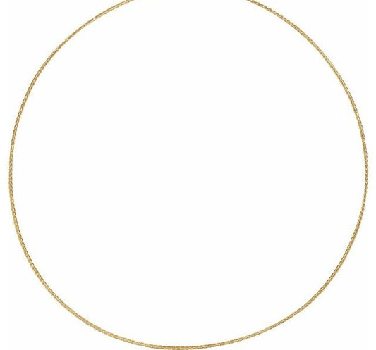 Rolland's Designs 14K Gold Diamond Cut Chain