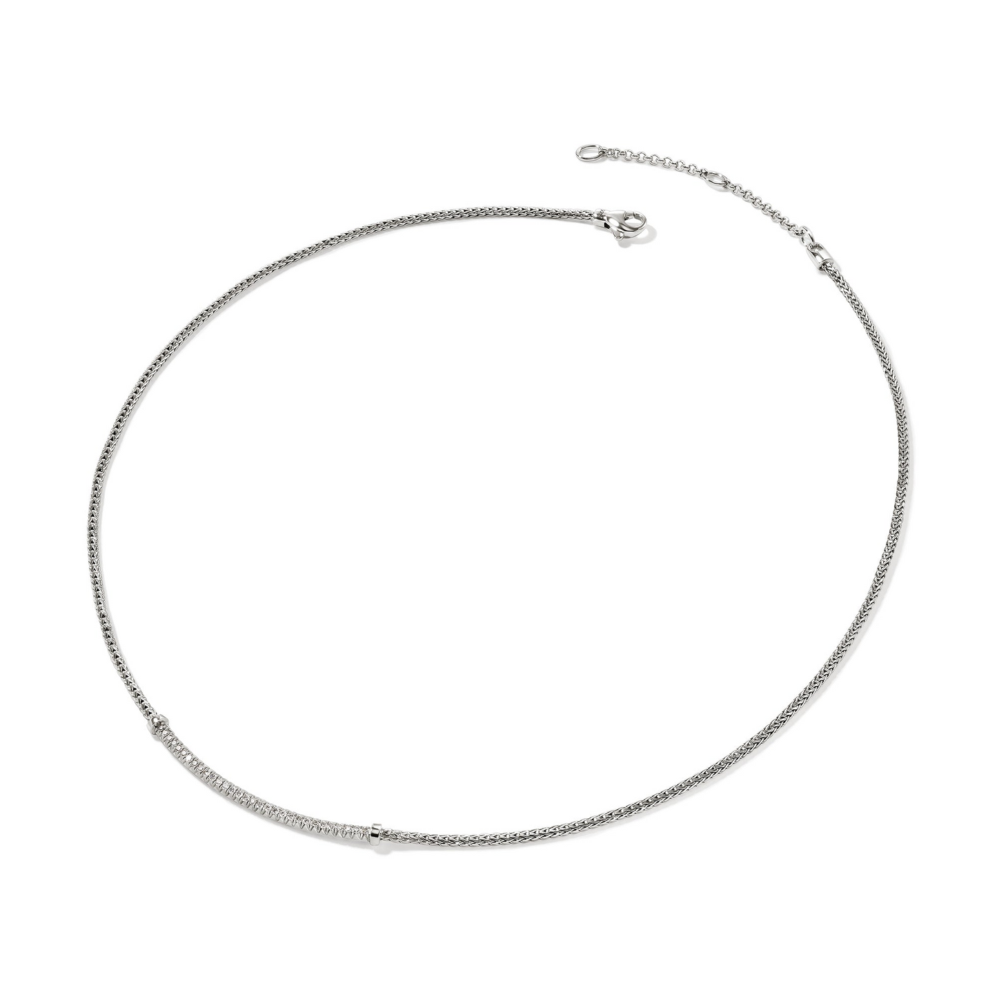 John Hardy Essential Pave Necklace