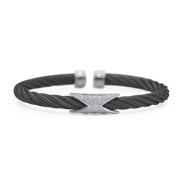 Alor Black Hourglass Cuff