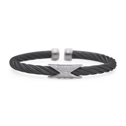 Alor Black Hourglass Cuff