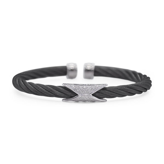 Alor Black Hourglass Cuff