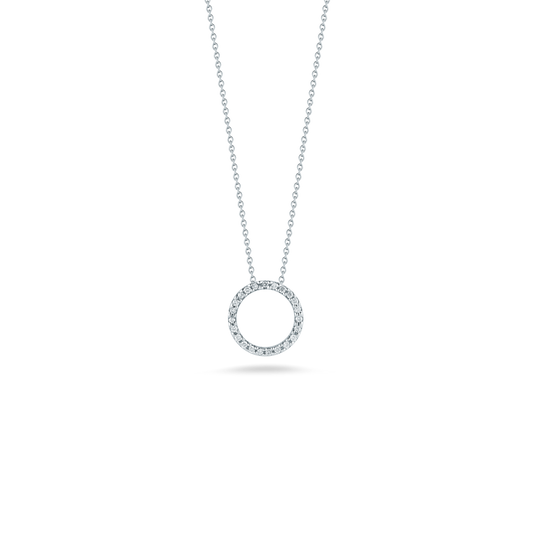 Roberto Coin Diamond Circle Pendant