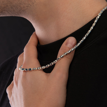 Desmos Barrel Crystal Bead Necklace