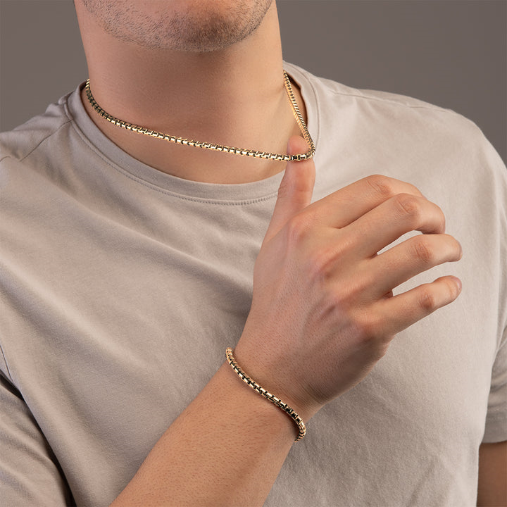 Desmos Box Link Necklace