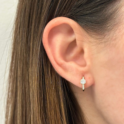 Everlee 0.70ct Lab Grown Diamond Huggies