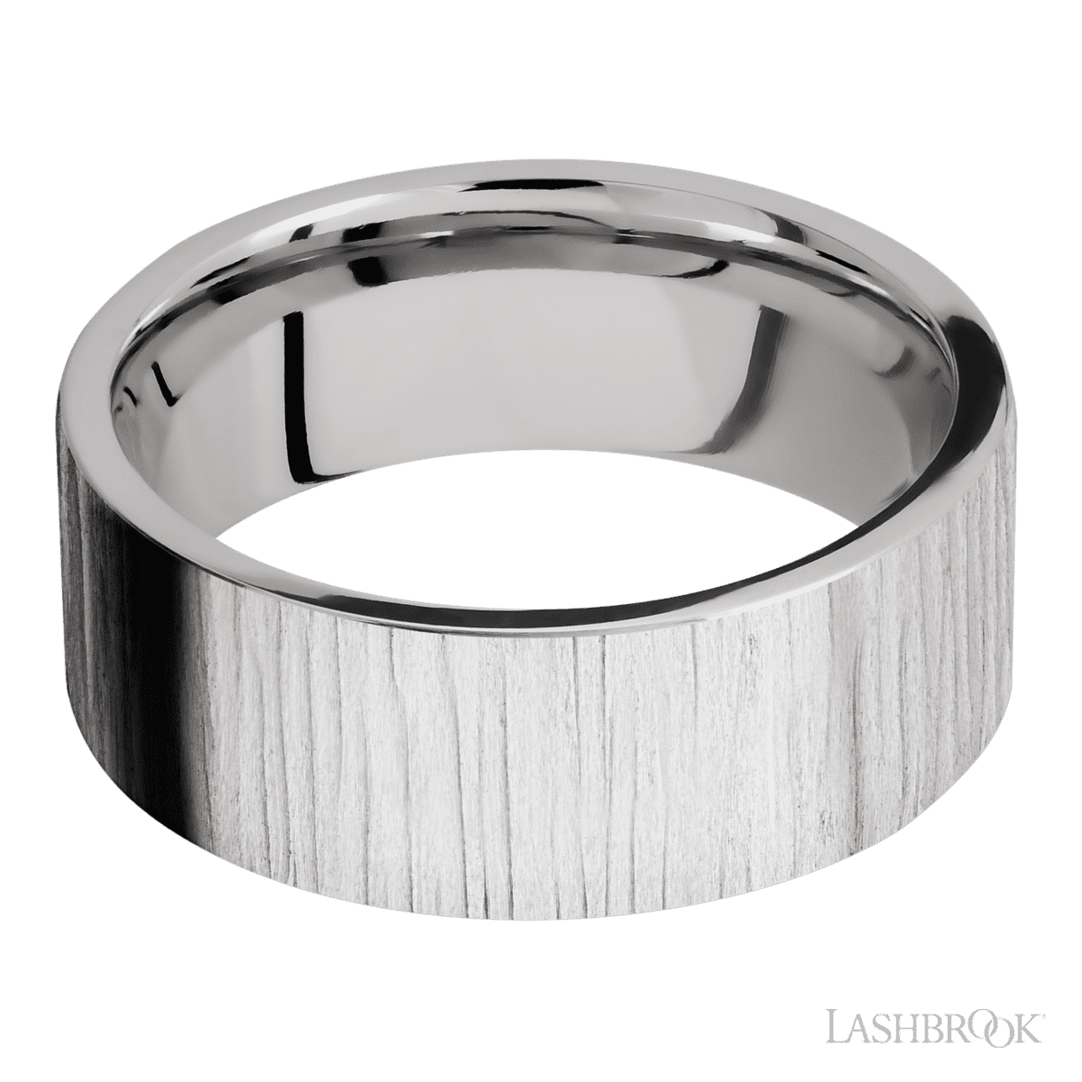Rolland's Designs Cobalt Flat Wedding Band