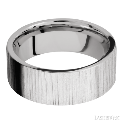 Rolland's Designs Cobalt Flat Wedding Band