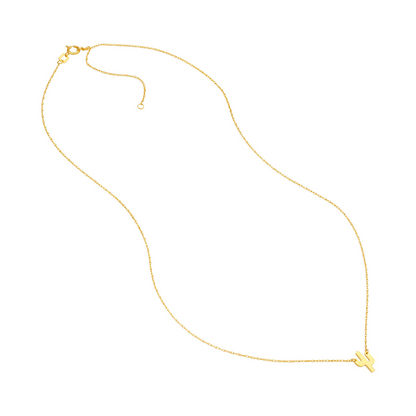 Rolland's Designs 14k Mini Cactus Pendant