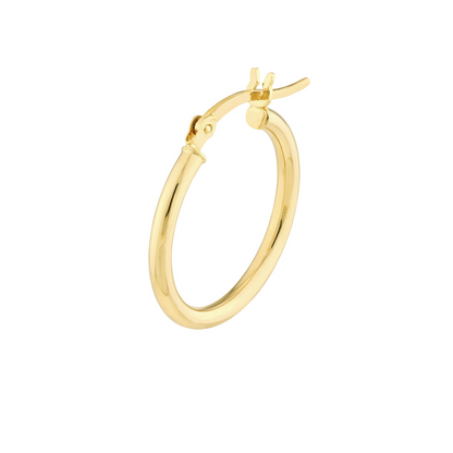 Rolland's Designs 14k Round Tube Hoops 2x20mm
