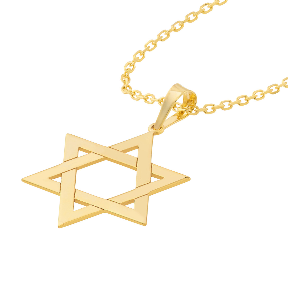 Rolland's Design 14K Gold Star of David