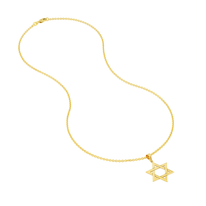 Rolland's Design 14K Gold Star of David