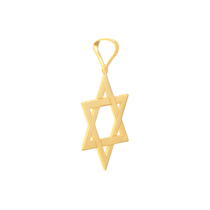 Rolland's Design 14K Gold Star of David