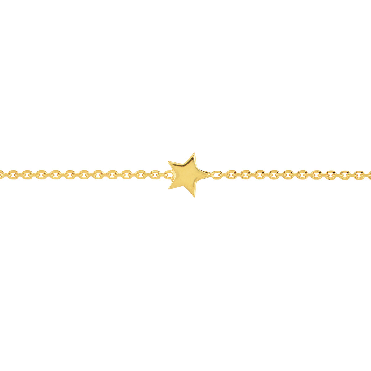 Rolland's Designs 14K Star Station Anklet