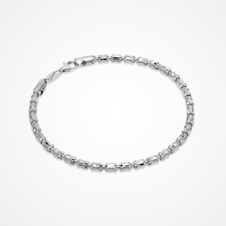 Desmos Barrel Crystal Bead Bracelet