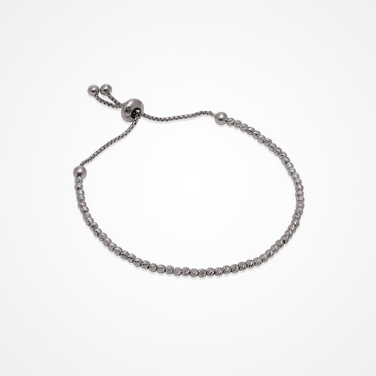 Desmos Sterling Silver Beaded Bracelet