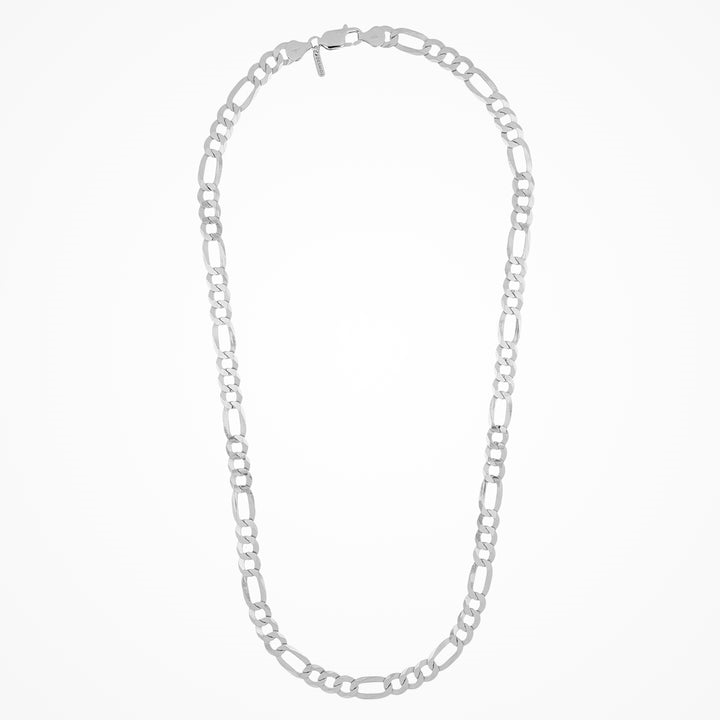 Desmos Sterling Silver Figaro Necklace
