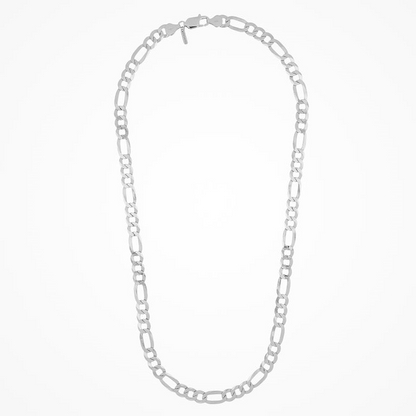 Desmos Sterling Silver Figaro Necklace