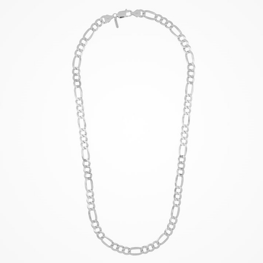Desmos Sterling Silver Figaro Necklace