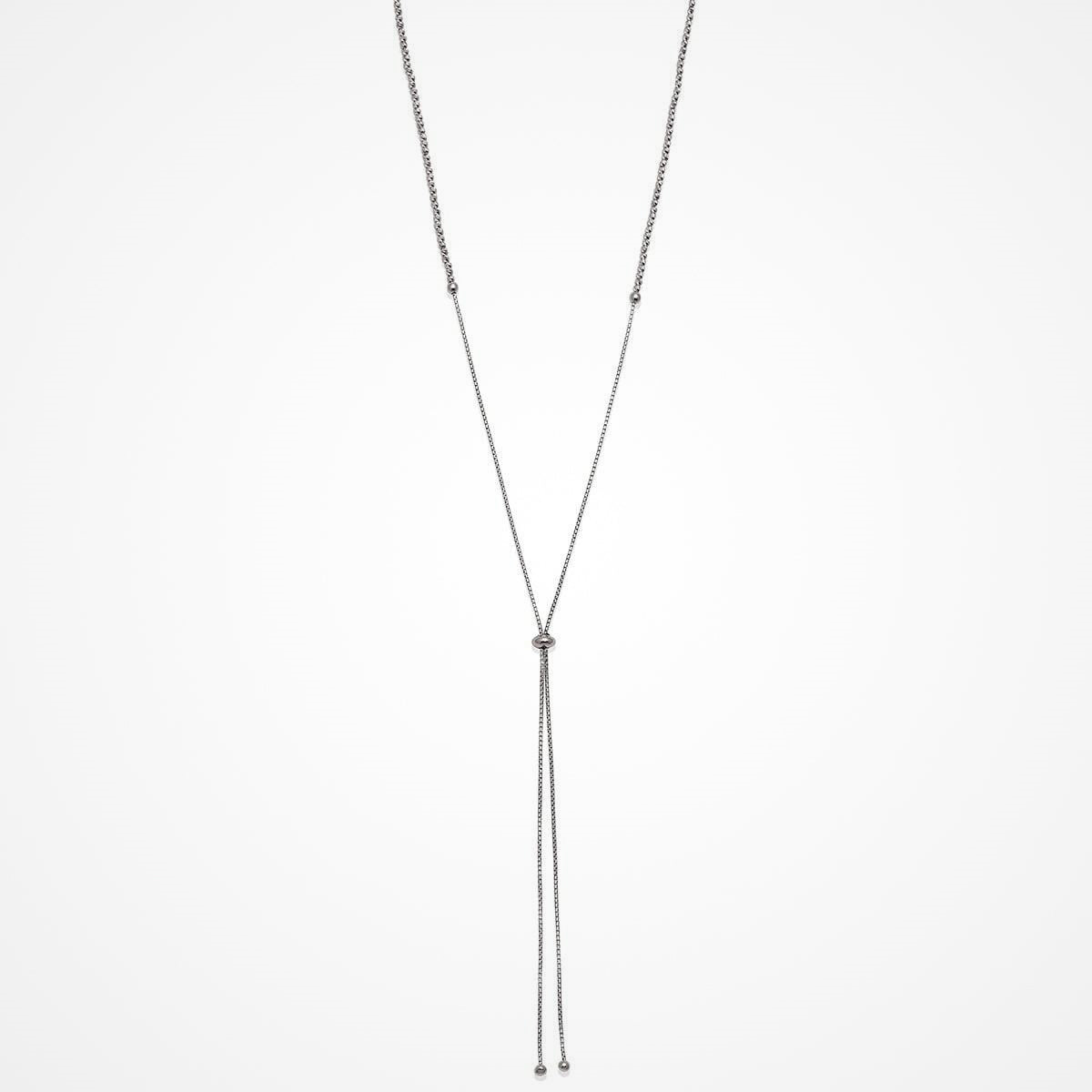 Desmos Sterling Silver Diamond Necklace