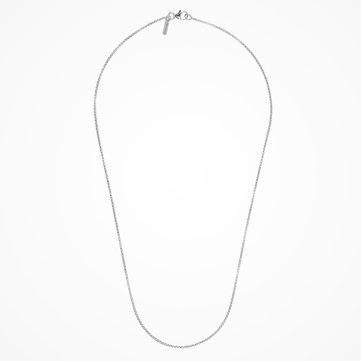 Desmos Sterling Silver Diamond Cut Necklace