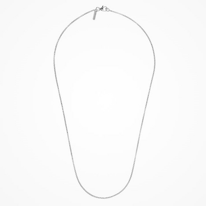 Desmos Sterling Silver Diamond Cut Necklace