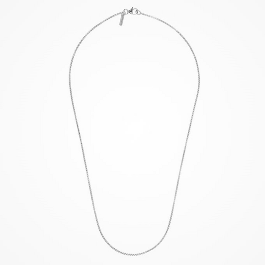 Desmos Sterling Silver Diamond Cut Necklace