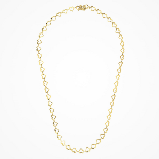 Desmos Gold-Plated Sterling Silver 16" Arte Cuore Necklace